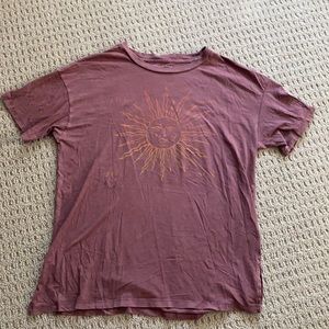 Purple American Eagle Graphic T-shirt